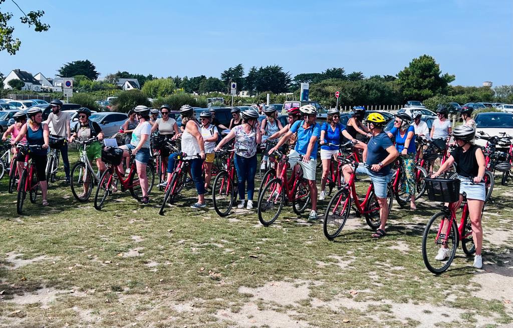 Séminaire Team Building cohésion Rallye vélo Bretagne Lorient