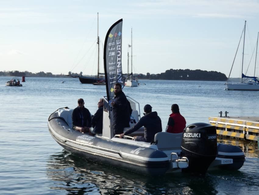 Séminaire Team-building Lorient Groix Bretagne rallye semi-rigide cohésion équipe