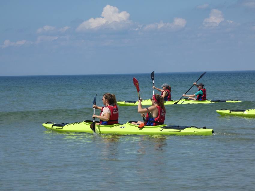 Séminaire Team Building Bretagne cohésion Balade Kayak Vannes Golfe du Morbihan