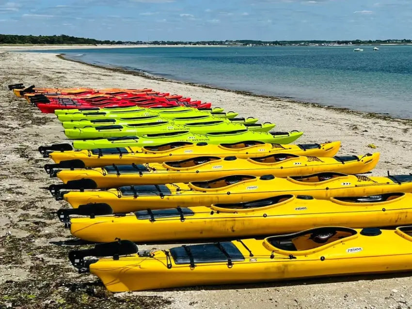 Séminaire Team Building Bretagne cohésion Balade Kayak Quiberon Carnac
